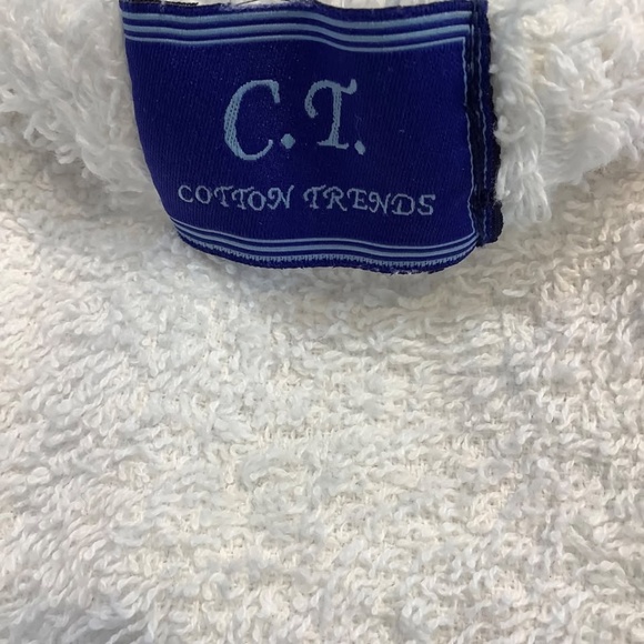 Vintage CT Cotton Trends Terry Spa Robe one size fits to 1X - Picture 3 of 5